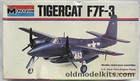 Monogram 1/72 Grumman Tigercat F7F-3 - (F7F3), 6813 plastic model kit